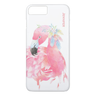 Funda Para iPhone 8 Plus/7 Plus Moda Personalizado Flamingo Rosa iPhone 7 Plus Fun