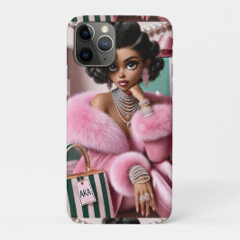 Funda Para iPhone 11 Pro Moda Rosa Y Verde