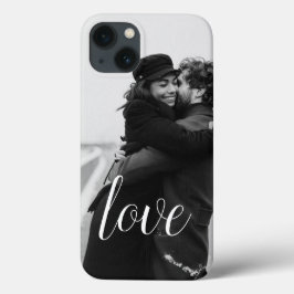Funda Para iPhone 13 Moda simple pareja romántica foto amor