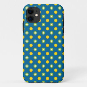 Funda Para iPhone 11 Moda Verde, amarillo Polkas iPhone 5/5s Xtreme Fun