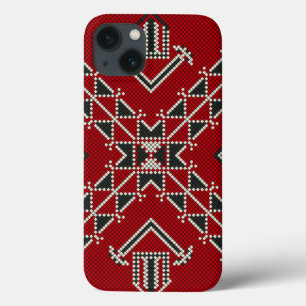 Funda Para iPhone 13 Moda vintage geométrica de moda mono-moderno clási