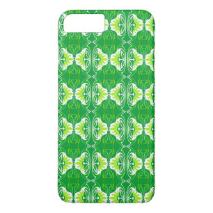Funda Para iPhone 8 Plus/7 Plus Modalidades de fondo de pantalla Art Deco - verde