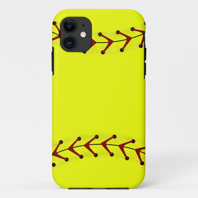 Funda De Case-Mate Para iPhone Modas de Softball Fastpitch (Reverso)