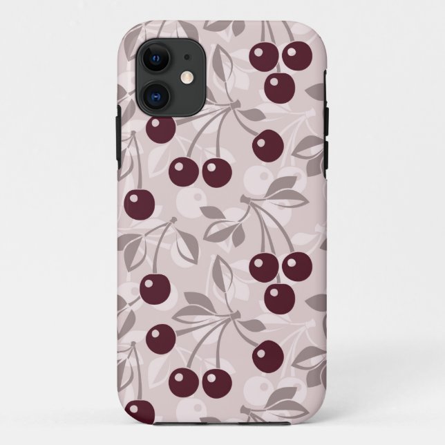 Funda De Case-Mate Para iPhone Modele con las cerezas 2 (Reverso)