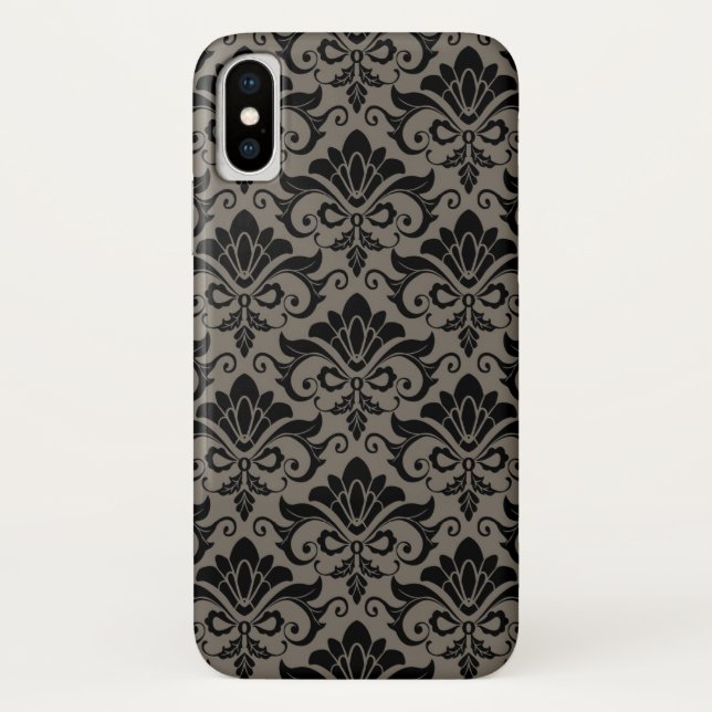 Funda De Case-Mate Para iPhone Modelo 2 del damasco (Reverso)