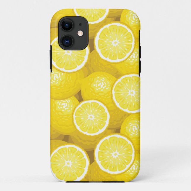 Funda De Case-Mate Para iPhone Modelo 2 del limón (Reverso)