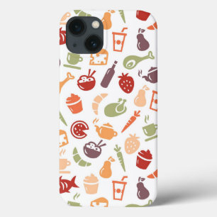 Funda Para iPhone 13 Modelo 3 de la comida