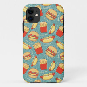 Funda Para iPhone 11 Modelo 3 de los alimentos de preparación rápida