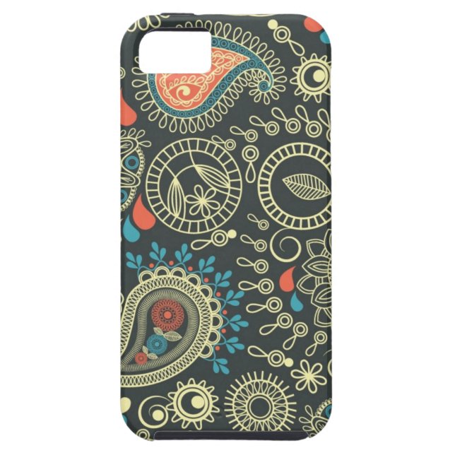 Funda De Case-Mate Para iPhone Modelo 3 de Paisley (Atrás)