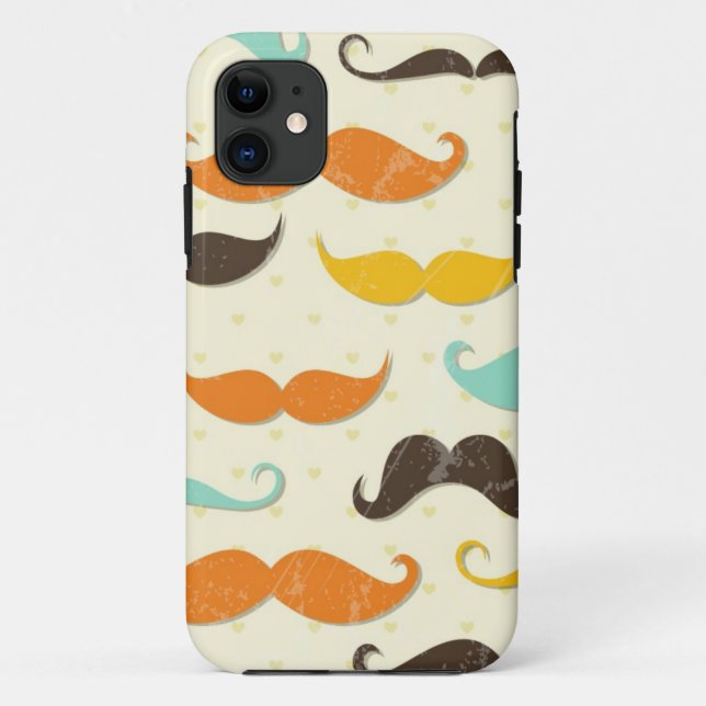 Funda De Case-Mate Para iPhone Modelo 3 del bigote (Reverso)