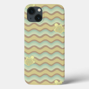 Funda Para iPhone 13 modelo abstracto colorido, ondas