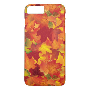 Funda Para iPhone 8 Plus/7 Plus Modelo abstracto de las hojas de otoño