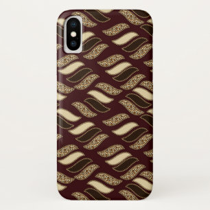 Funda Para iPhone X Modelo africano de la piel del guepardo