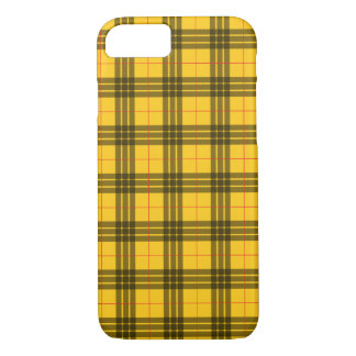 Funda Para iPhone 8/7 Modelo amarillo de la tela escocesa
