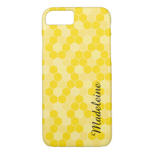 Funda Para iPhone 8/7 Modelo amarillo del panal
