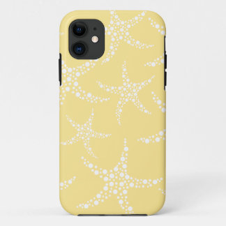 Funda Para iPhone 11 Modelo amarillo y blanco de Sandy de las estrellas