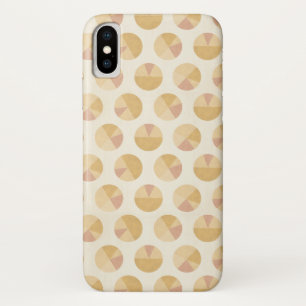Funda Para iPhone X Modelo anaranjado del círculo del paso el   de Ge