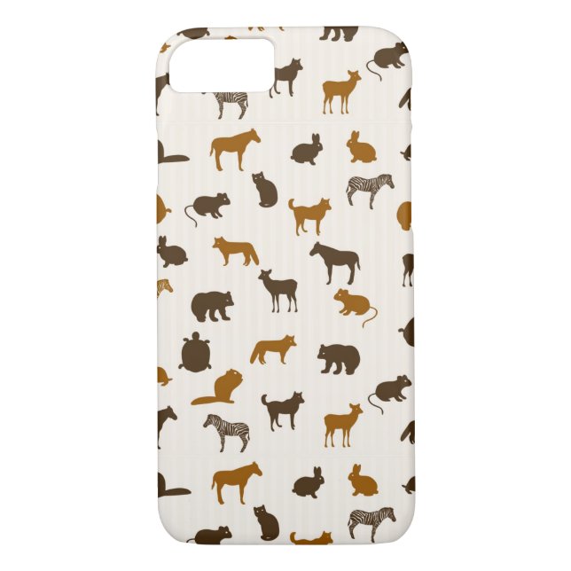 Funda De Case-Mate Para iPhone Modelo animal 1 (Reverso)