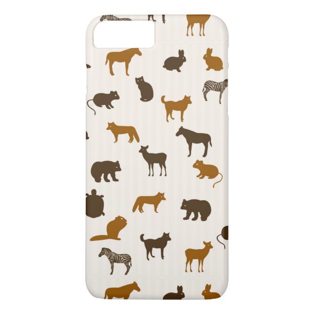 Funda De Case-Mate Para iPhone Modelo animal 1 (Reverso)