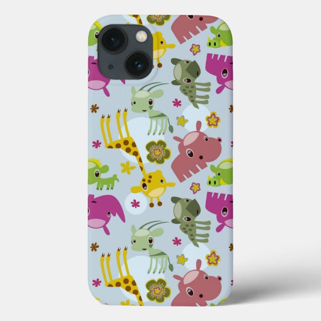 Funda De Case-Mate Para iPhone modelo animal del safari (Reverso)