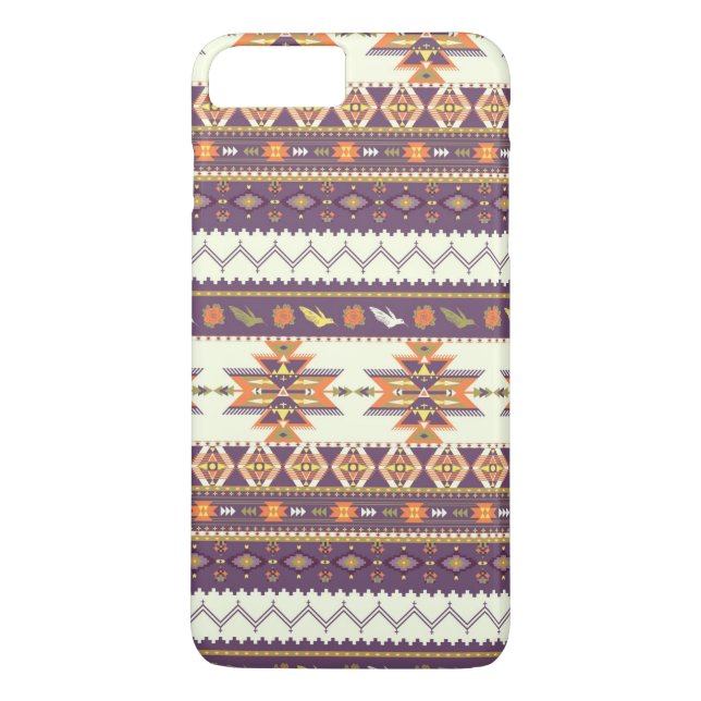 Funda De Case-Mate Para iPhone Modelo azteca colorido (Reverso)