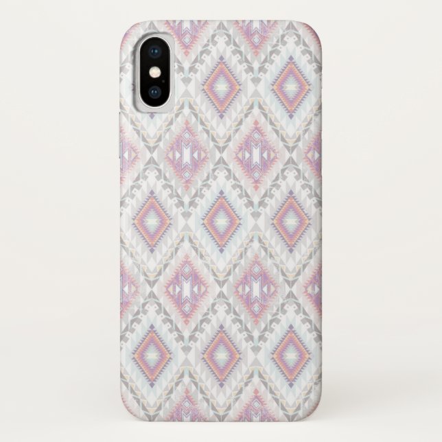 Funda De Case-Mate Para iPhone Modelo azteca geométrico abstracto (Reverso)