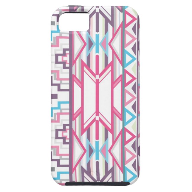 Funda De Case-Mate Para iPhone Modelo azteca geométrico abstracto 3 (Atrás)