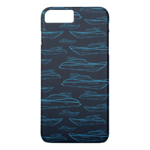 Funda Para iPhone 8 Plus/7 Plus Modelo azul del yate