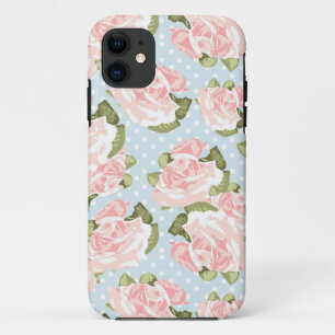 Funda Para iPhone 11 Modelo color de rosa hermoso con los lunares