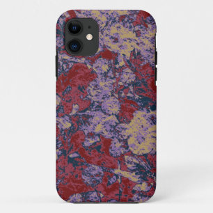Funda Para iPhone 11 Modelo colorido del camuflaje de la hoja y de la