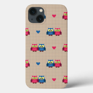 Funda Para iPhone 13 Modelo comprobado con los búhos del amor