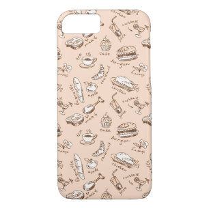 Funda Para iPhone 8/7 Modelo con la comida