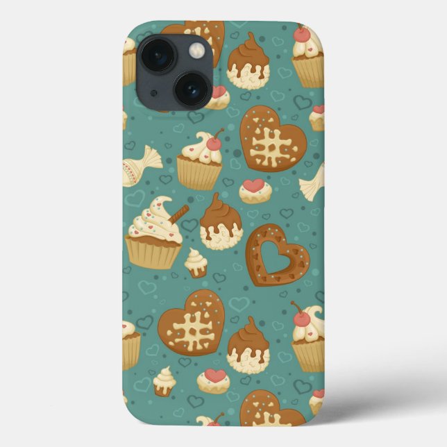 Funda De Case-Mate Para iPhone Modelo con las magdalenas y los caramelos (Reverso)