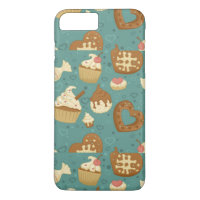 Modelo con las magdalenas y los caramelos