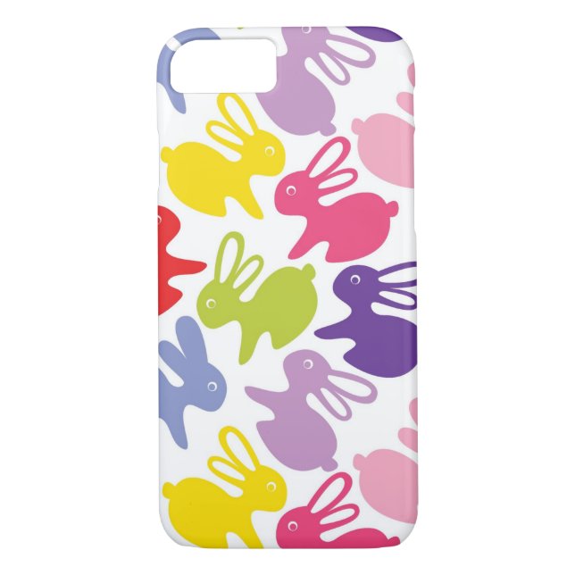 Funda De Case-Mate Para iPhone modelo con los conejos de Pascua (Reverso)
