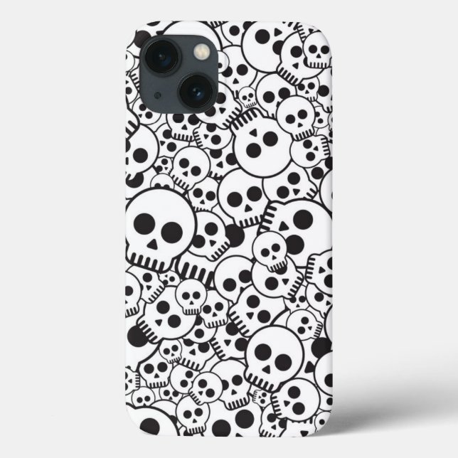 Funda De Case-Mate Para iPhone Modelo con los cráneos (Reverso)