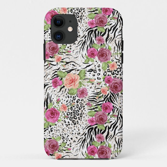 Funda De Case-Mate Para iPhone Modelo con los estampados de animales (Reverso)