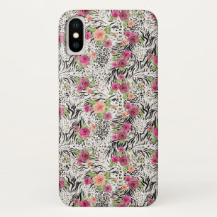 Funda Para iPhone X Modelo con los estampados de animales