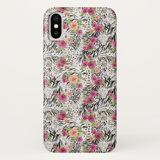 Funda De Case-Mate Para iPhone Modelo con los estampados de animales (Reverso)