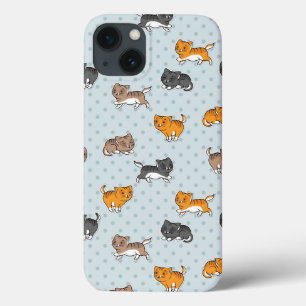 Funda Para iPhone 13 modelo con los gatos divertidos