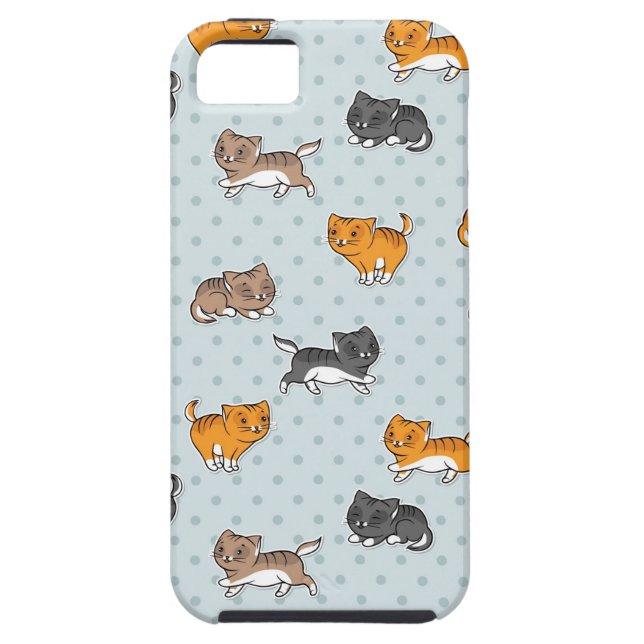 Funda De Case-Mate Para iPhone modelo con los gatos divertidos (Atrás)
