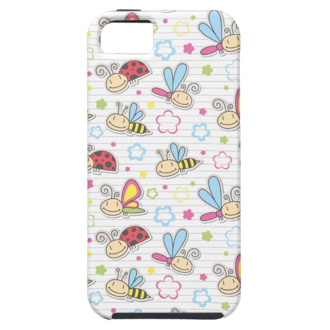 Funda De Case-Mate Para iPhone modelo con los insectos (Atrás)