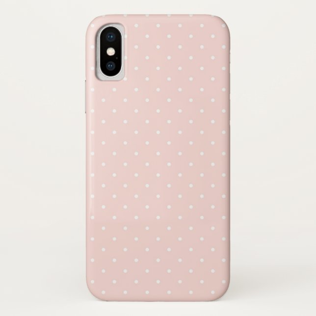 Funda De Case-Mate Para iPhone Modelo con los lunares blancos (Reverso)