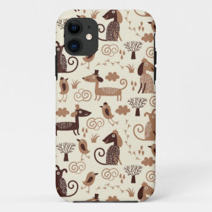 Funda Para iPhone 11 modelo con los perros lindos