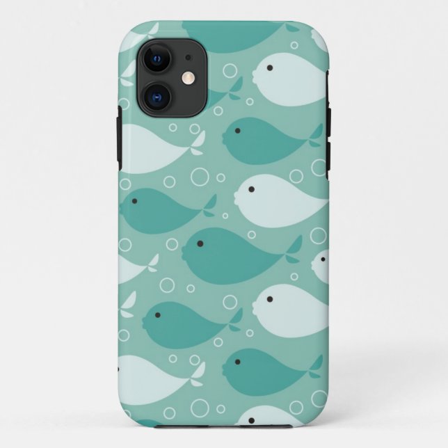 Funda De Case-Mate Para iPhone modelo con los pescados (Reverso)
