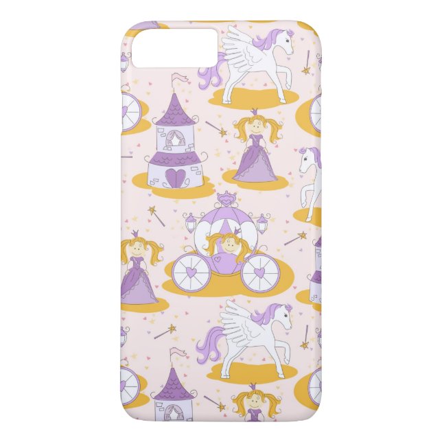 Funda De Case-Mate Para iPhone modelo con una princesa (Reverso)
