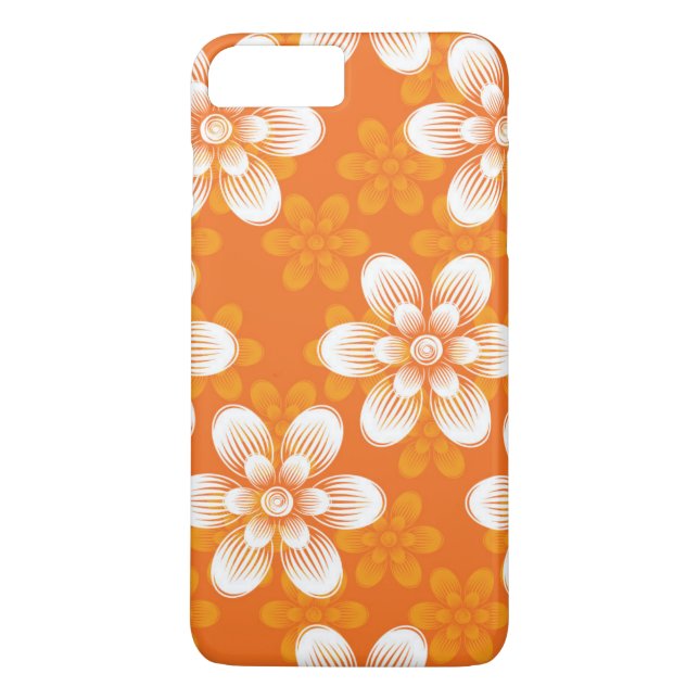 Funda De Case-Mate Para iPhone Modelo de flores (Reverso)