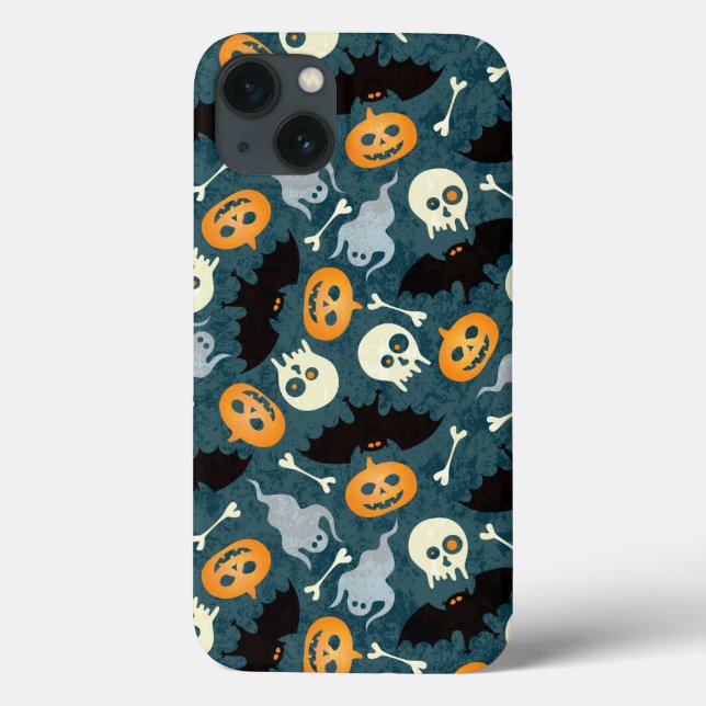 Funda De Case-Mate Para iPhone Modelo de Halloween (Reverso)