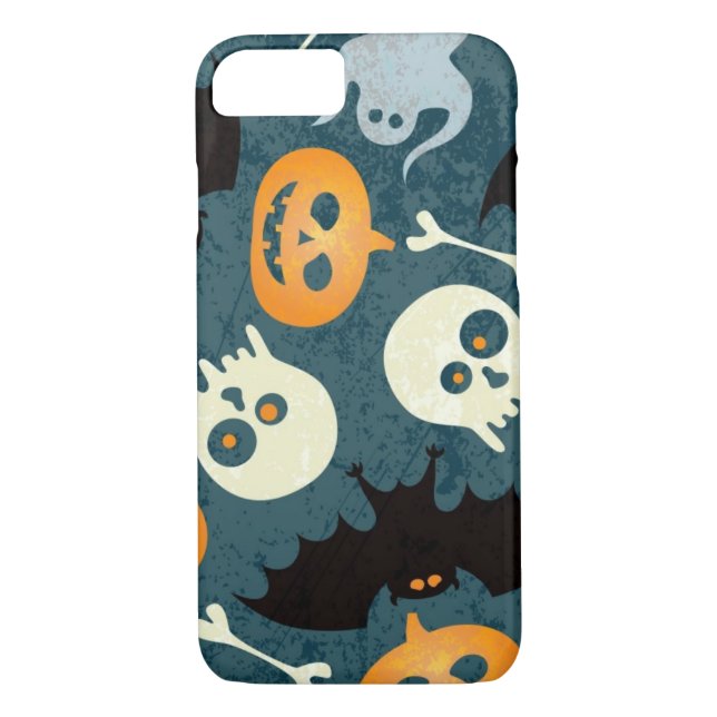 Funda De Case-Mate Para iPhone Modelo de Halloween (Reverso)
