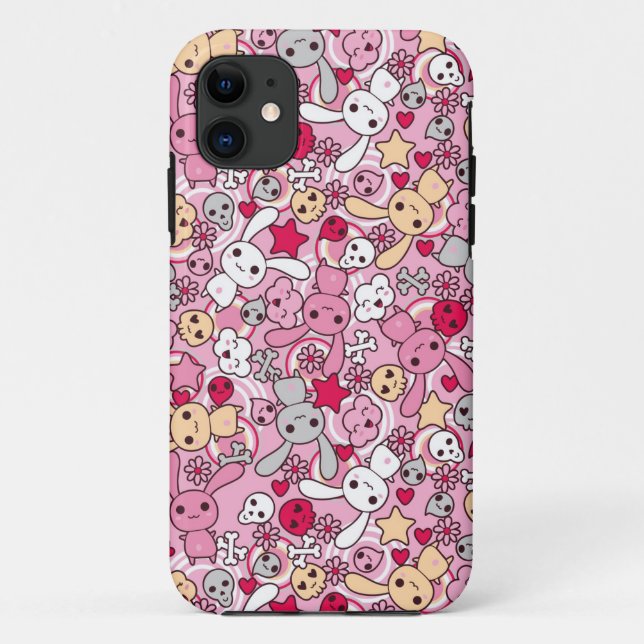 Funda De Case-Mate Para iPhone Modelo de Kawaii (Reverso)